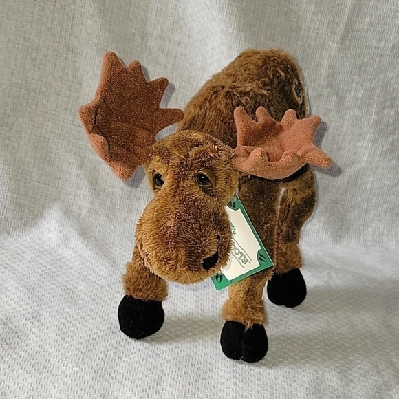 2000 Bearfoots Moose's Jenny Brown Bendable Moose NWT - Picture 1 of 8
